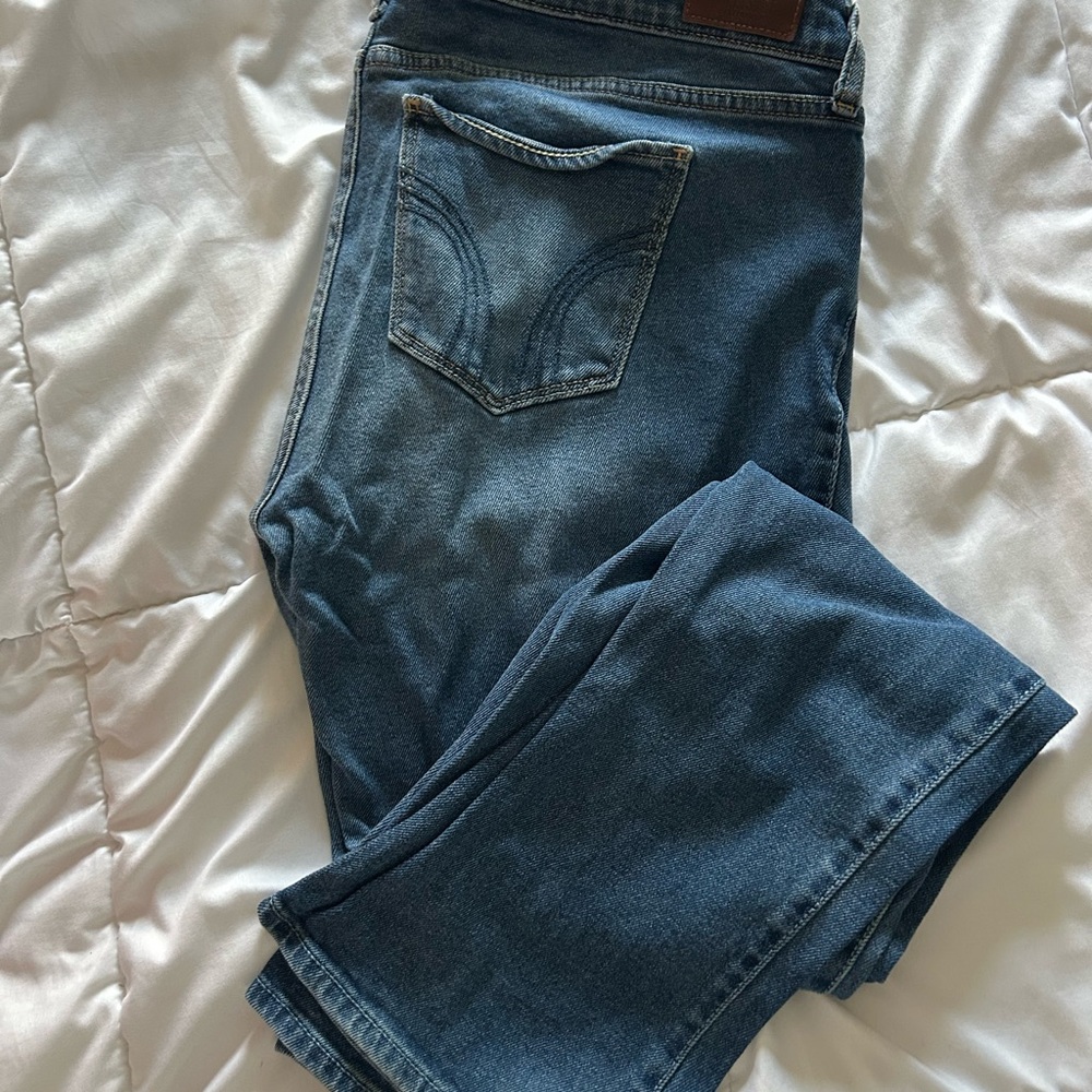 Hollister Women's Boot Cut Jeans in Blue